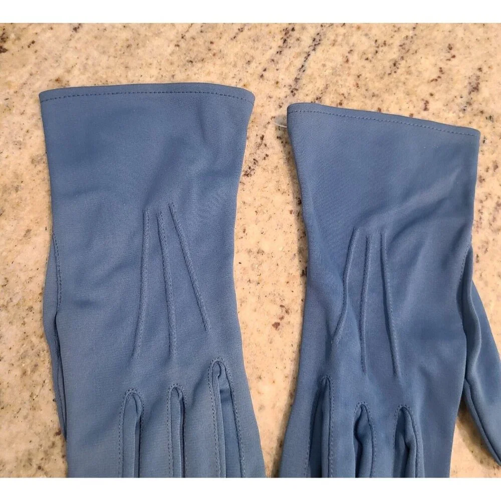 Vintage Size S Blue Nylon Formal 9